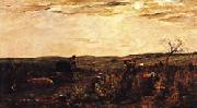 Charles-Francois Daubigny The Grape Harvest in Burgundy Spain oil painting artist